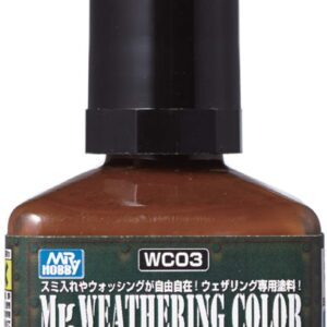 WC03 Stain Brown, GSI, Mr. Weathering Color Paint