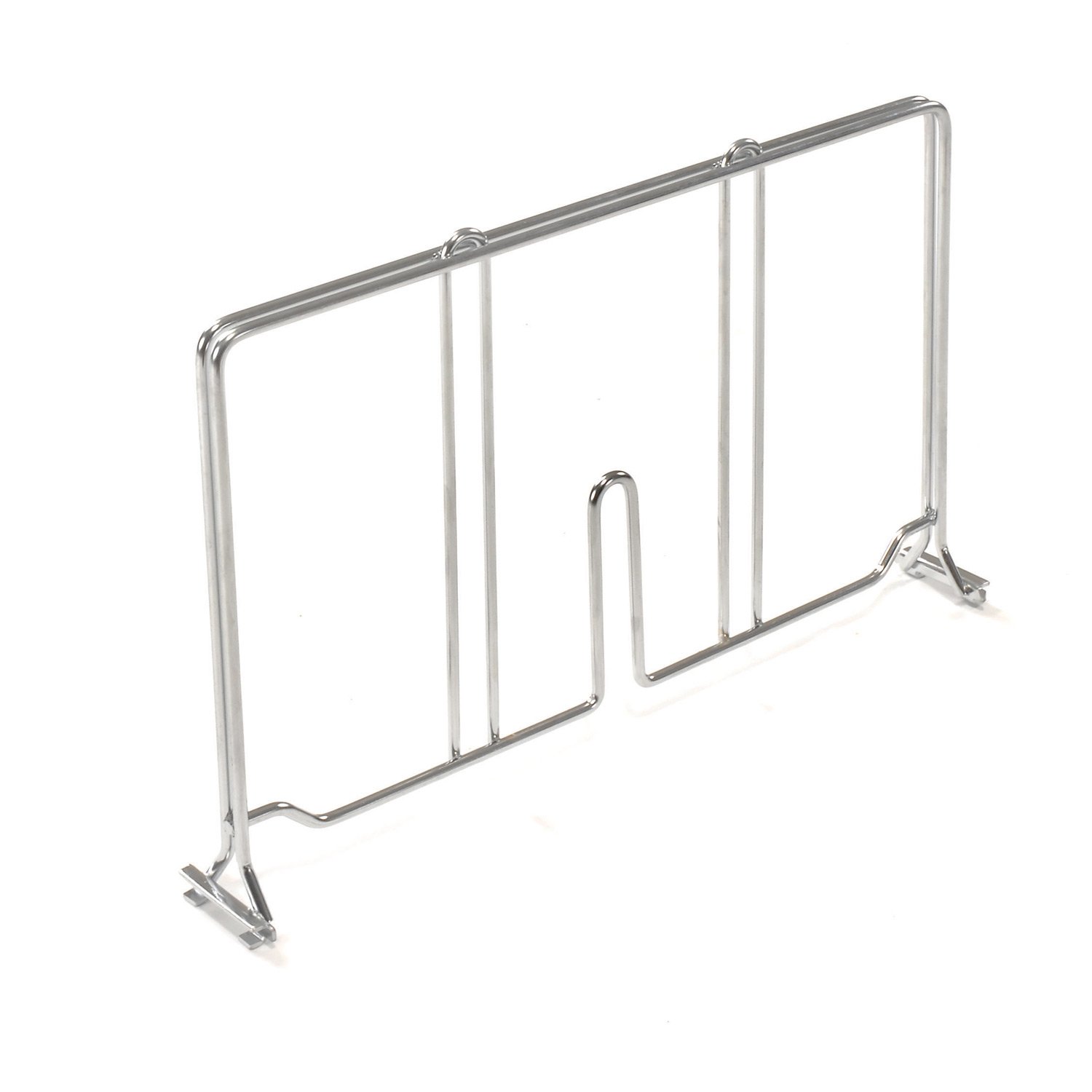 Nexel Wire Shelf Divider, 14"W x 8"H, Silver Epoxy