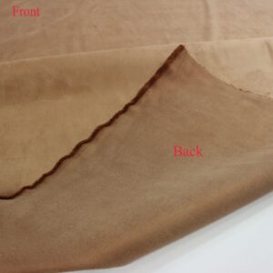 Mybecca Buckskin Microsuede Upholstery Drapery Fabric (5 Yards) - Mocha