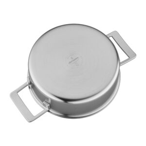 Demeyere Industry 5-Ply 4-qt Stainless Steel Deep Saute Pan, Silver