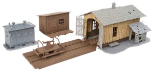 walthers trainline ho scale model trackside tool buildings