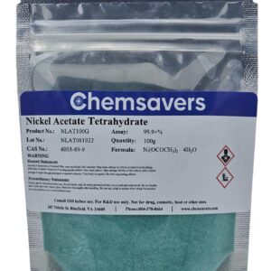 Nickel Acetate Tetrahydrate, 99.95%, 100g