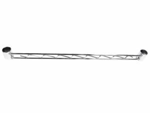 nexel chrome hanging rail 48"