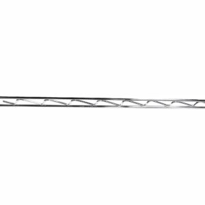 Nexel Hanger Rail for Wire Shelving, Chrome Finish, 60"L