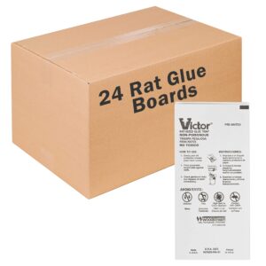 victor m319 professional glue boards for insect and rodent monitoring - 24 glue boards