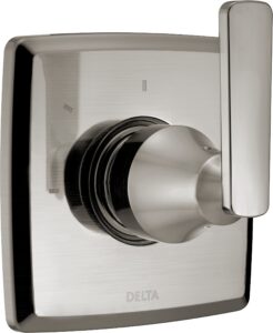 delta faucet ashlyn 3-setting shower handle diverter trim kit, diverter valve trim kit brushed nickel, 3 way shower diverter, delta diverter trim, stainless t11864-ss (valve not included)