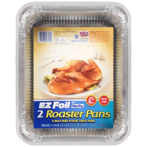 hefty ez foil roaster pans 2 ct