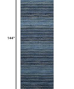 SAFAVIEH Himalaya Collection Runner Rug - 2'3" x 12', Blue & Multi, Handmade Wool, Ideal for High Traffic Areas in Living Room, Bedroom (HIM707A)