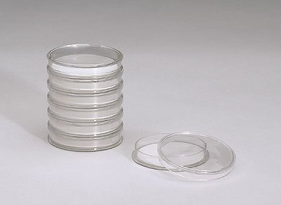 Advantec 800101 Petri Dish with Cellulose Pads, 50 mm Dia x 11 mm H, 100/pk