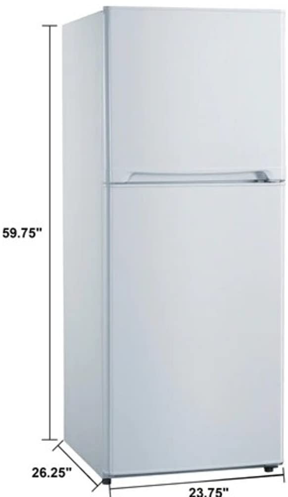 Avanti FF116B0W FF116B 11.6 cu. ft. Apartment Size Refrigerator, in White