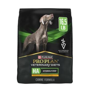 purina pro plan veterinary diets ha hydrolyzed protein dog food dry chicken flavor formula - 16.5 lb. bag