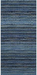 SAFAVIEH Himalaya Collection Runner Rug - 2'3" x 12', Blue & Multi, Handmade Wool, Ideal for High Traffic Areas in Living Room, Bedroom (HIM707A)