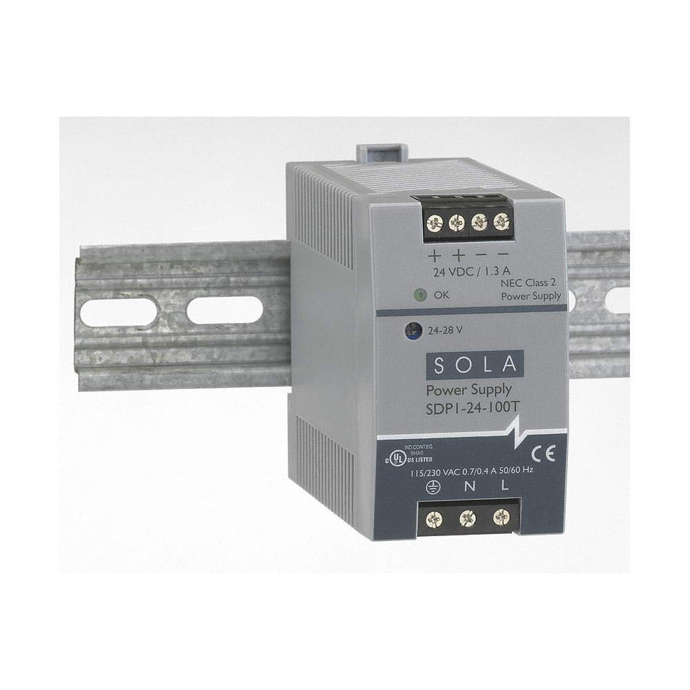 Sola/Hevi-Duty SDP1-48-100T DC Power Supply, 48-56 VDC, 1 Amp, 47-63 Hz