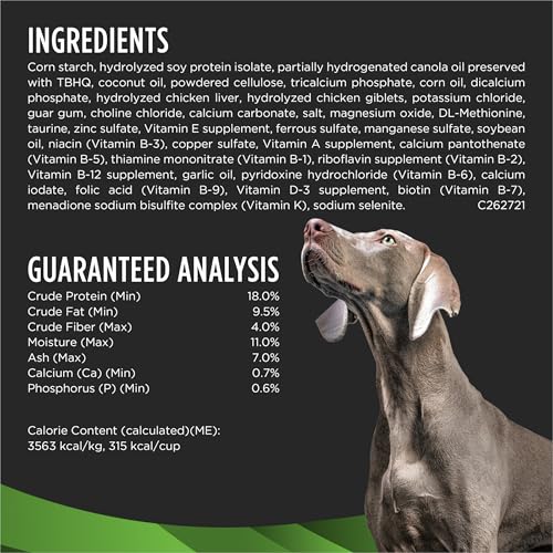 Purina Pro Plan Veterinary Diets HA Hydrolyzed Protein Dog Food Dry Chicken Flavor Formula - 16.5 lb. Bag