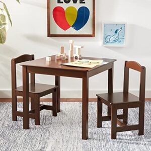 Target Marketing Systems Hayden Kids Table And Chairs, Espresso