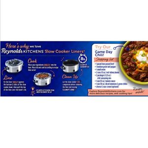 Reynolds Kitchens Slow Cooker Liners, Regular (Fits 3-8 Quarts), 4 Count