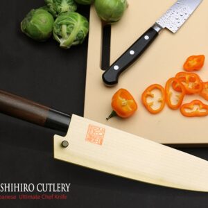 Yoshihiro Natural Magnolia Wood Saya Cover Blade Protector for Gyuto 180mm