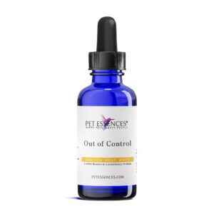 pet essences out of control formula for dogs, cats and horses