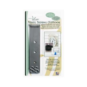 christmas mountains adjustable siding hook christmas decoration silver stainless steel 2 pk