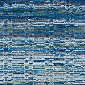 SAFAVIEH Himalaya Collection Runner Rug - 2'3" x 12', Blue & Multi, Handmade Wool, Ideal for High Traffic Areas in Living Room, Bedroom (HIM707A)