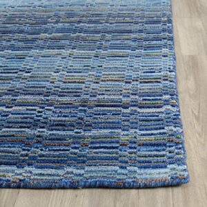 SAFAVIEH Himalaya Collection Runner Rug - 2'3" x 12', Blue & Multi, Handmade Wool, Ideal for High Traffic Areas in Living Room, Bedroom (HIM707A)