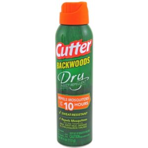 cutter backwoods dry insect repellent spray 4 oz (pack of 3)