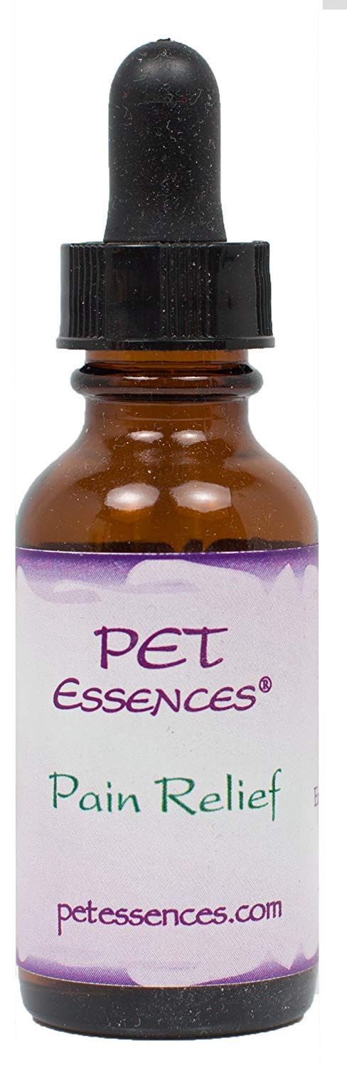 Pet Essences - Natural Pain Relief for Dogs & Other Pets, 1oz Holistic Formula, Flower Essence Blend for Emotional Comfort & Physical Recovery - Easy to Use for Dogs, Cats, and Horses