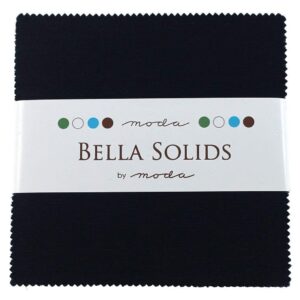 bella solids navy charm pack 42 squares 5" moda fabrics 9900pp 20