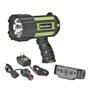 PowerSmith Rechargeable Spotlight 700 Lumen Waterproof Rechargeable Lithium-Ion Battery-Powered LED Spotlight Flashlight with Ergonomic Handle and Charger (PSL10700W)