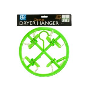 kole imports 8-clip clothing dryer hanger