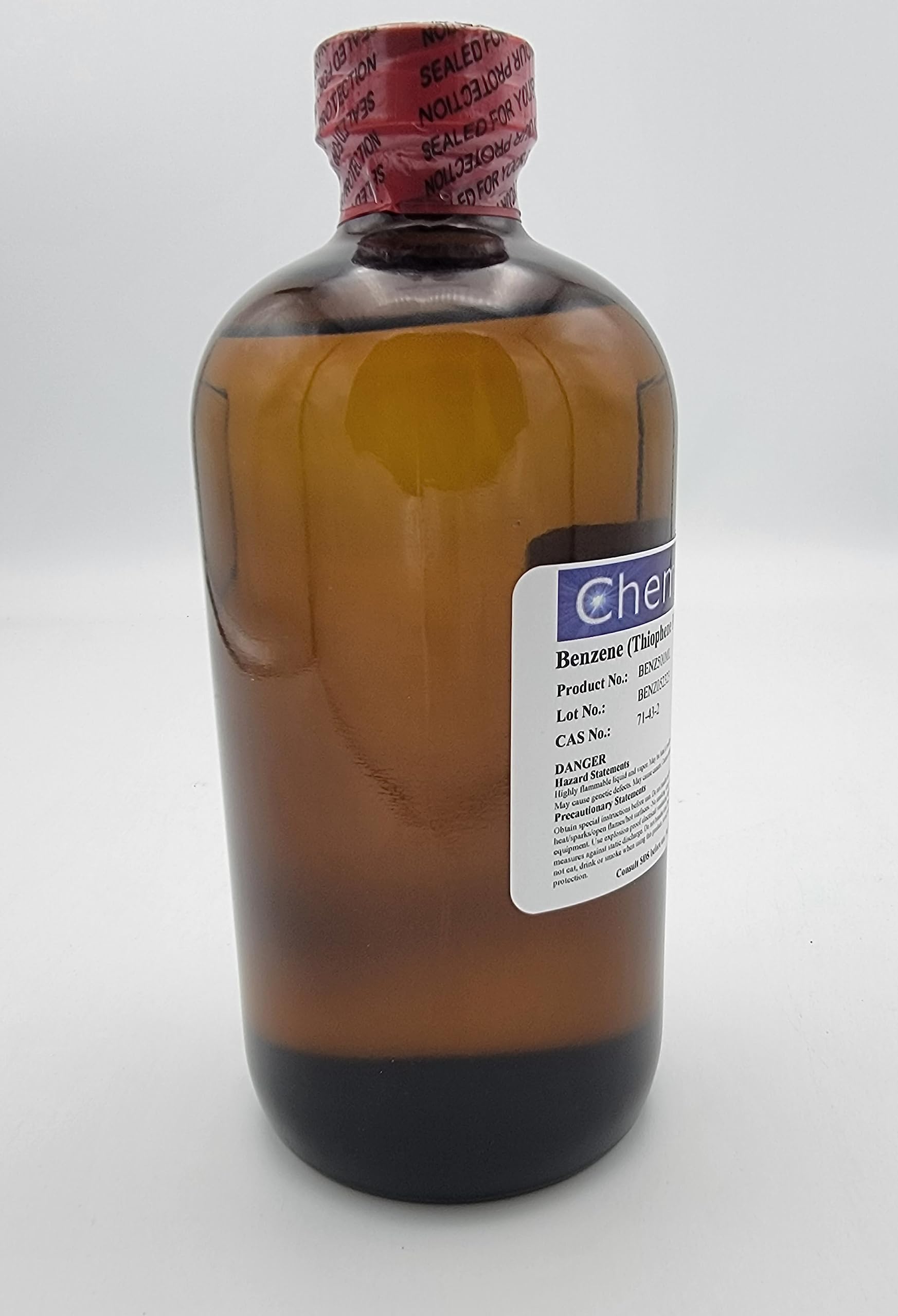 Benzene (Thiophene Free), ACS, 99+%, 500ml (16oz)