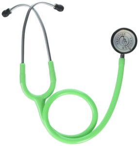 prestige medical clinical lite stethoscope, neon green