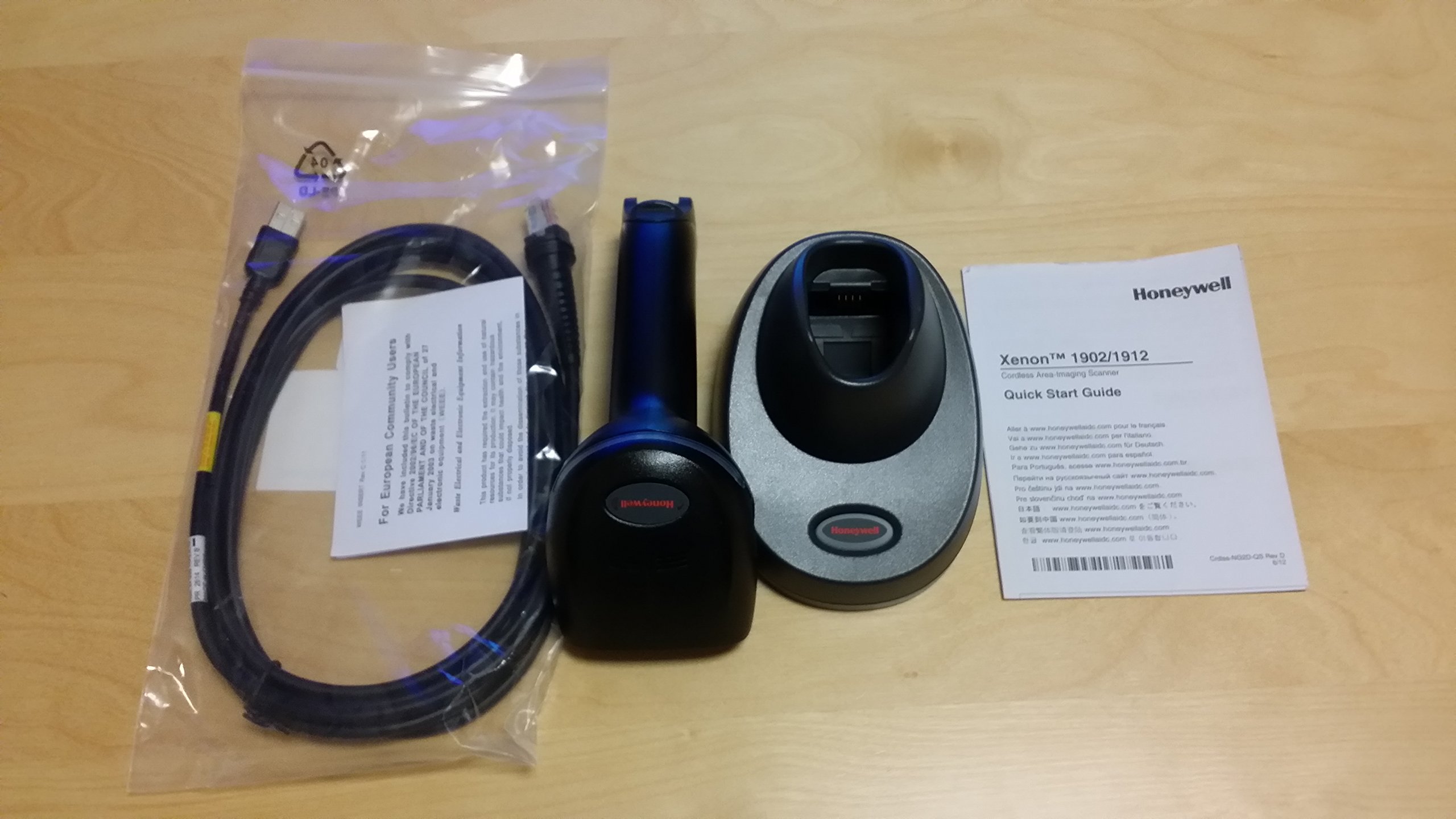 Honeywell 1902GSR-2USB-5-N Usb Kit 1d Pdf417 2d Sr Blk Perp Scan 1902gsr-2 Charge Usb A 3m Cabl