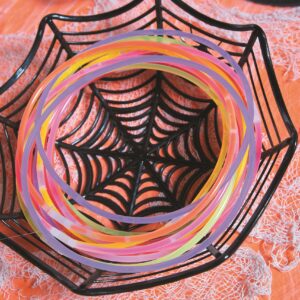 Plastic Spider Web Spiderweb Halloween Candy Bowls - 3 Piece Set