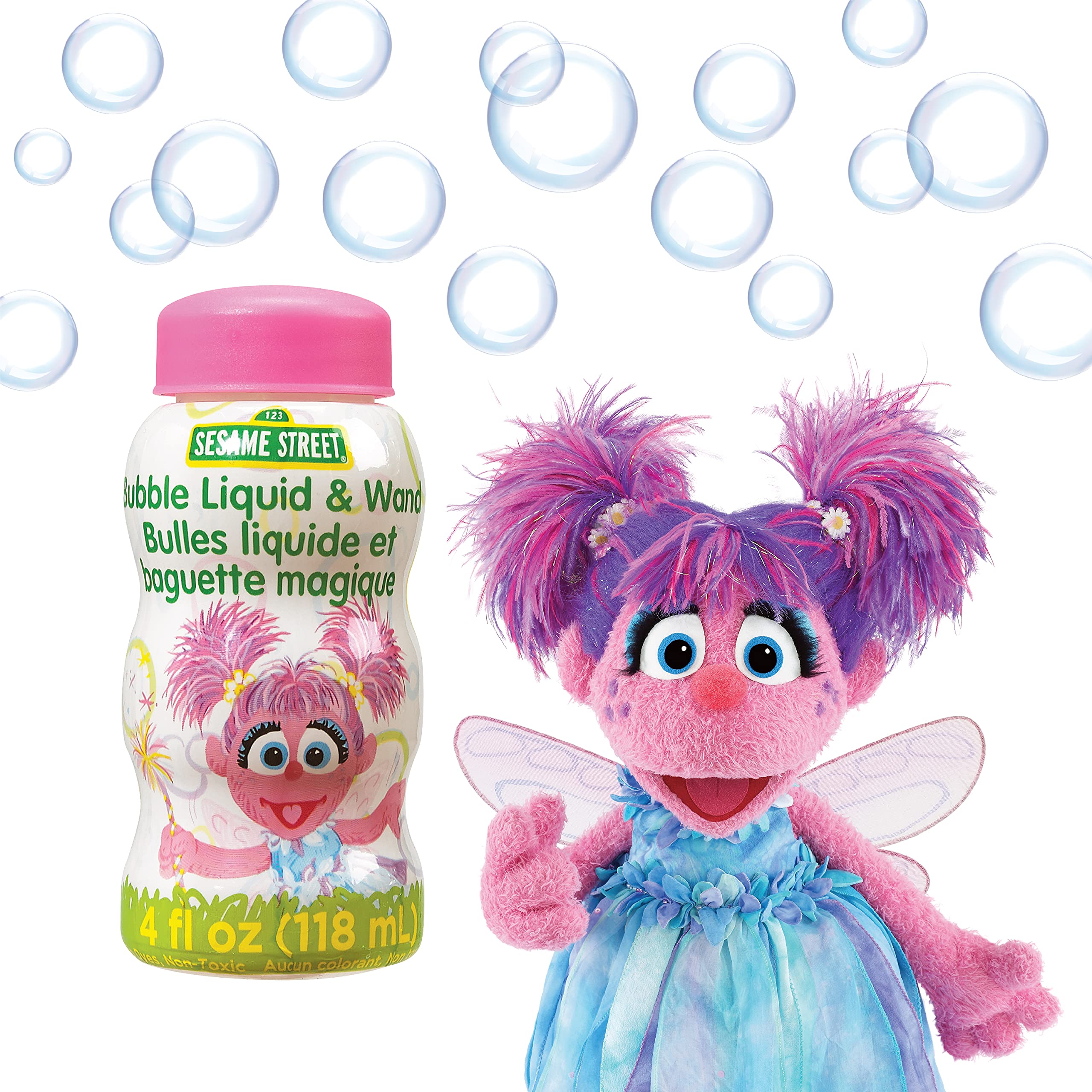 Little Kids Sesame Street 4-Ounce Bubbles Party Toy with Wand (Pack of 24), Model:1800