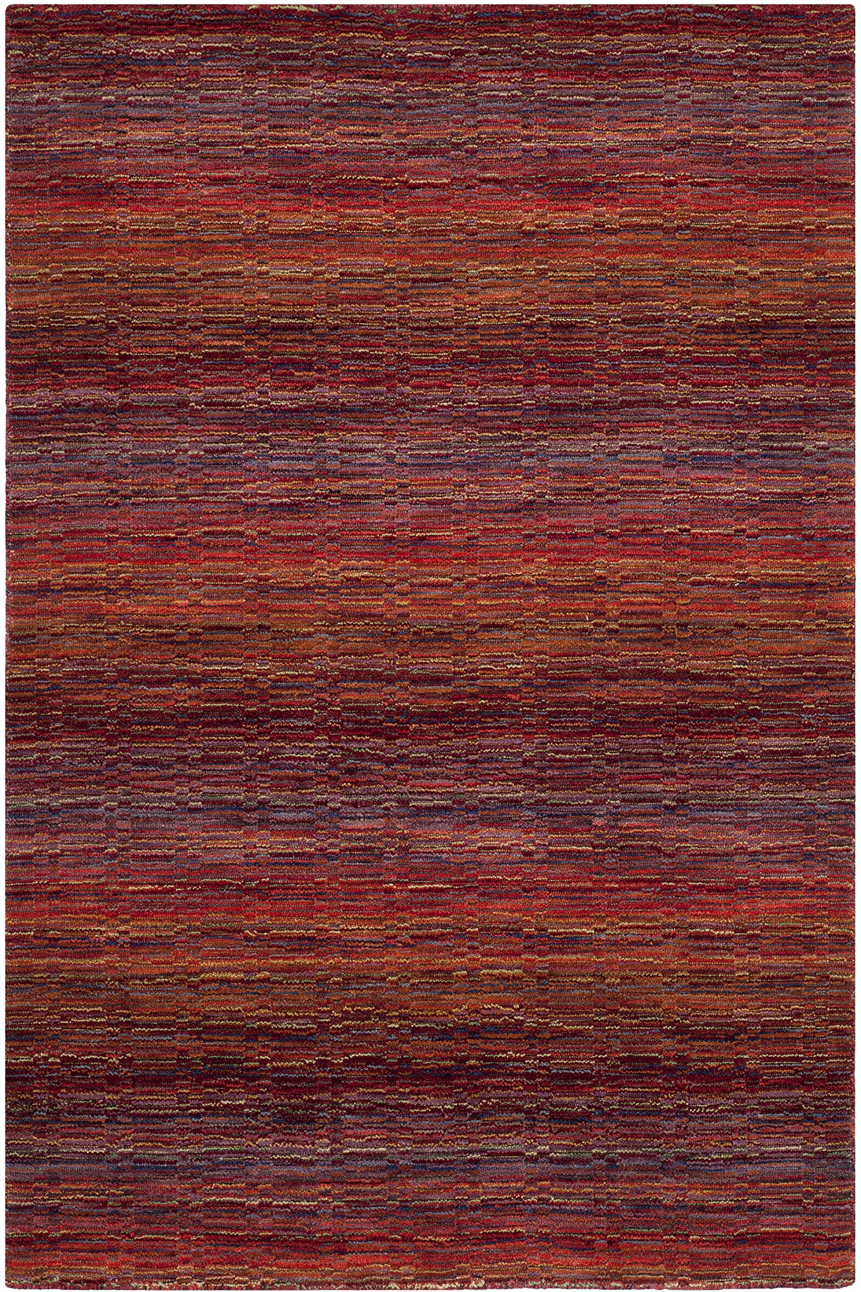 SAFAVIEH Himalaya Collection Accent Rug - 3' x 5', Red & Multi, Handmade Wool, Ideal for High Traffic Areas in Entryway, Living Room, Bedroom (HIM703A)