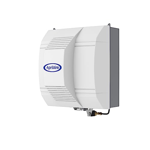 AprilAire 700 Whole-House Humidifier, Automatic Fan Powered Furnace Humidifier, Large Capacity Whole-House Humidifier for Homes up to 5,300 Sq. Ft., White