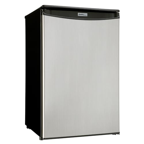 Danby DAR044A4BSLDD 4.4 cu. ft Stainless Steel Compact Fridge