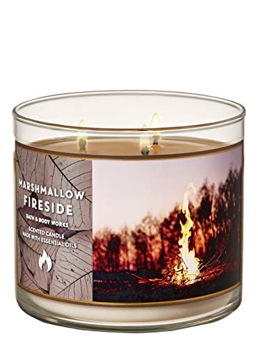 Bath & Body Works 3 Wick Marshmallow Fireside