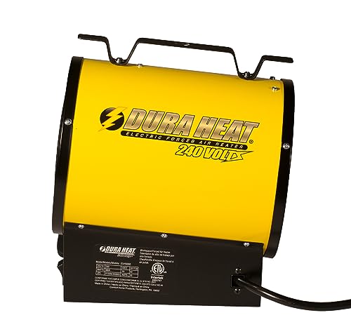 Dura Heat 240V Garage Overheat Protection Electric Forced Air Heater, Medium, Yellow