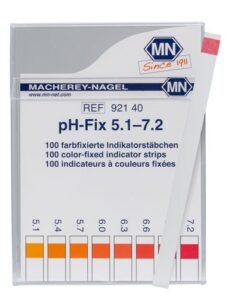 macherey-nagel, 92140, ph-fix 5.1-7.2, box of 100 strips