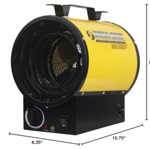 Dura Heat 240V Garage Overheat Protection Electric Forced Air Heater, Medium, Yellow