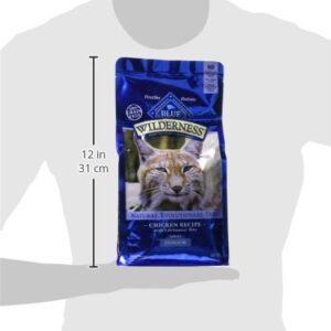 Blue Buffalo Wilderness Nature's Evolutionary Diet High-Protein, Grain-Free Natural Dry Food for Adult Cats, Chicken, 2-lb. Bag