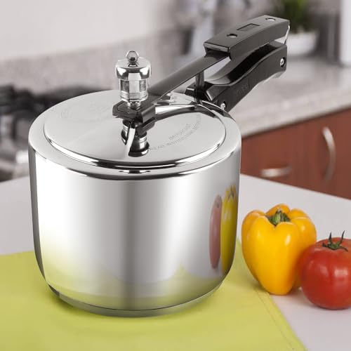 Vinod 3L Stainless Steel Inner Lid Sandwich Bottom Pressure Cooker, 3-Liter