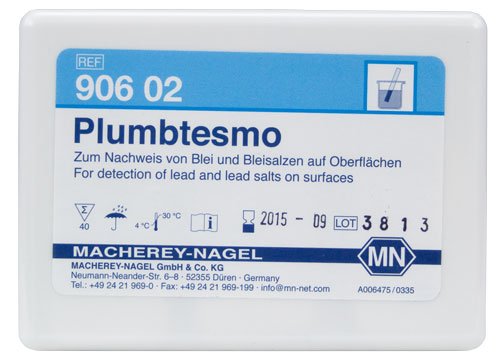 Macherey-Nagel, 90602, Plumbtesmo, Box of 40 Pieces (25 X 40 Mm)