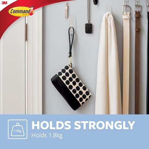 Command 17093CLRES Large Clear Strips Hook