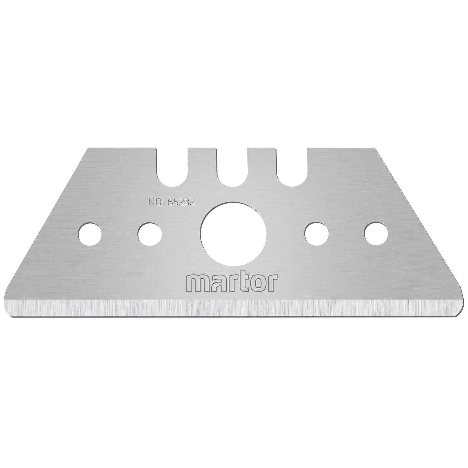 Martor 65232.70 Trapezoid Blade "No.65232", Silver