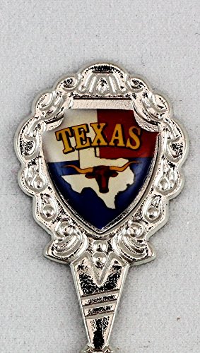 Texas State Souvenir Collectible Twist Spoon 5" lpco