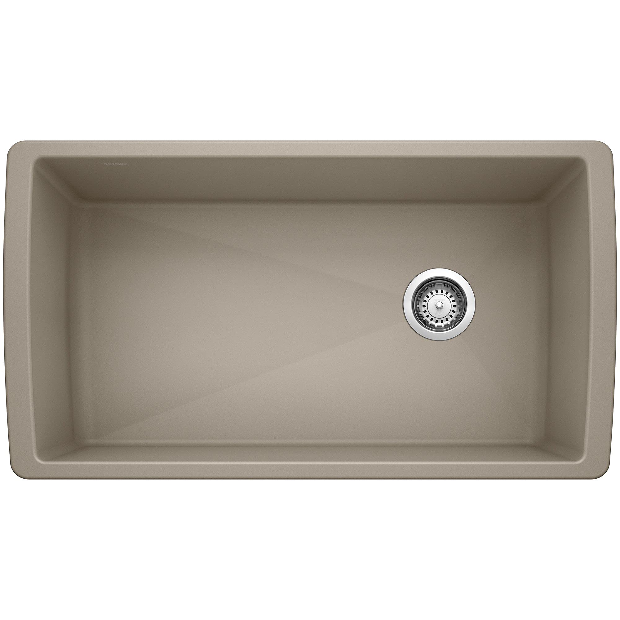 BLANCO, Trufle 441765 DIAMOND SILGRANIT Super Single Undermount Kitchen Sink, 33.5" X 18.5"