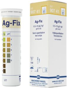 macherey-nagel, 90741, ag-fix test sticks, box of 100 strips